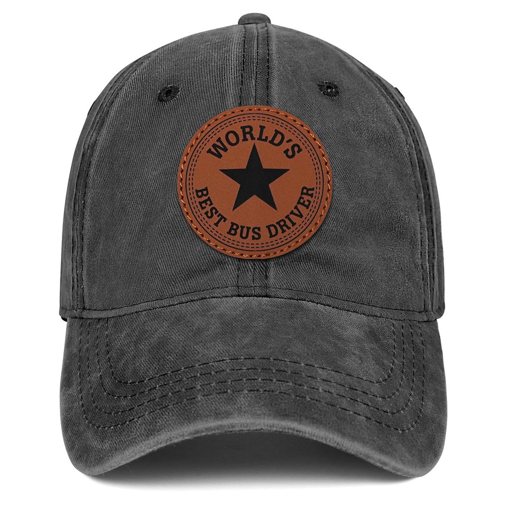 Bus Driver Appreciation Gifts Worlds Best Bus Driver Gifts for Women Men School Bus Driver Christmas Birthday Gifts Trucker Hat Black