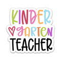 TANGOGLAM Kindergarten Teacher Sticker Vinyl Waterproof Decals for Laptop Water Bottle Hydro Flask Notebook Tumbler Teachers Day Appreciation Gifts Stickers