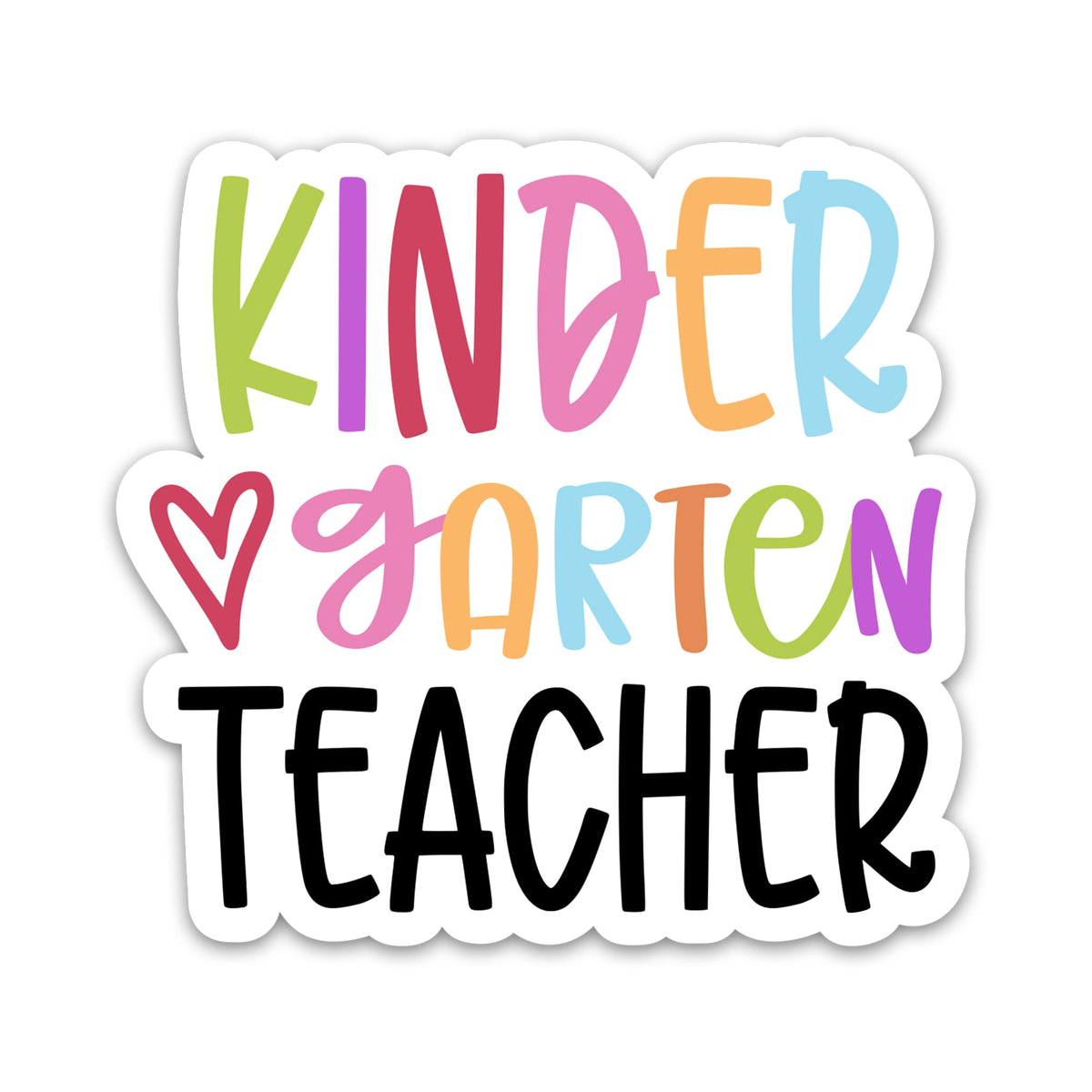 TANGOGLAM Kindergarten Teacher Sticker Vinyl Waterproof Decals for Laptop Water Bottle Hydro Flask Notebook Tumbler Teachers Day Appreciation Gifts Stickers