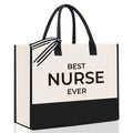 YUANHAO Gift for Nurse Canvas Tote Bag for Women Appreciation Gifts for Female NursesPractitionerNursing