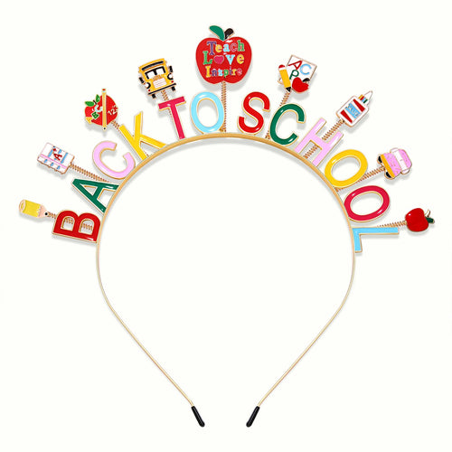 CEALXHENY Teacher Headbands for Women Colorful Fri-Yay Headbands - Back To School Hair Accessory Material & Sizes - Teacher Appreciation Gifts